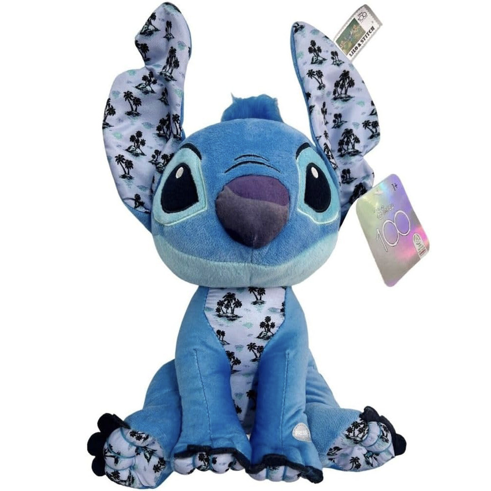 Jucarie din plus cu sunete Stitch 100th Anniversary, Lilo & Stitch, 26 cm - 1 | YEO