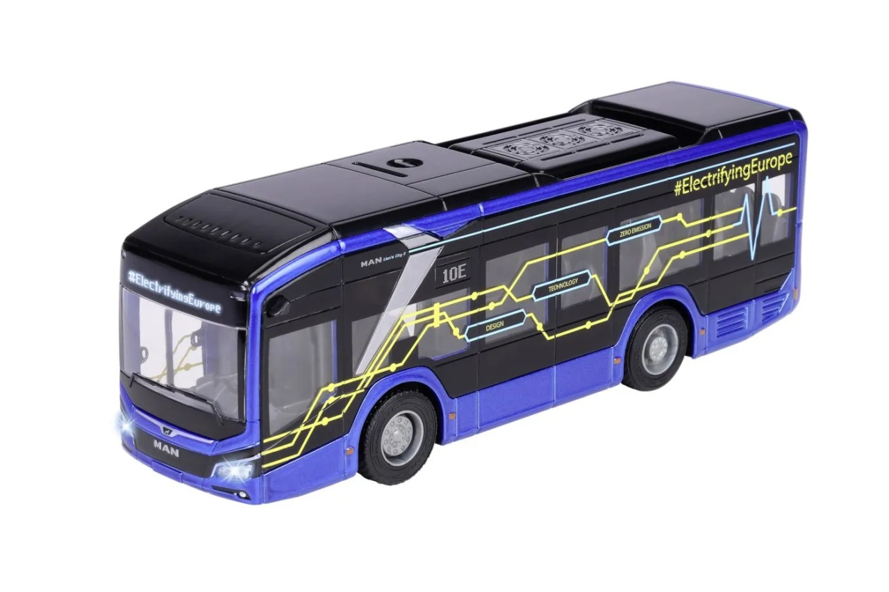 Majorette Autobuz Electric Man Lion S City 10E 22Cm - 1 | YEO