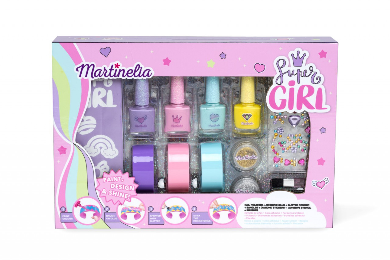 Martinelia Super Girl Set Lacuri De Unghii Si Bratari - 1 | YEO