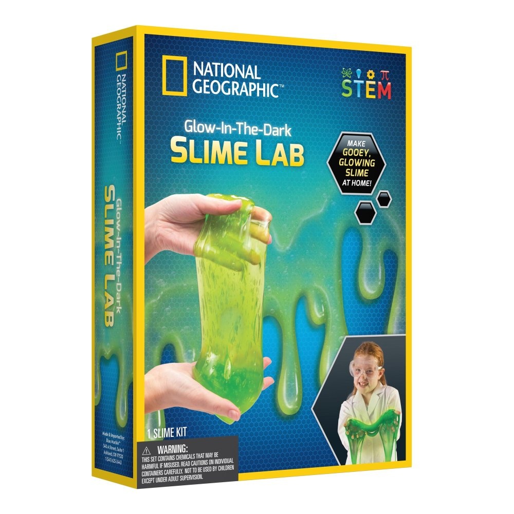 National Geographic - Set educativ Laboratorul de slime fosforescent - 1 | YEO