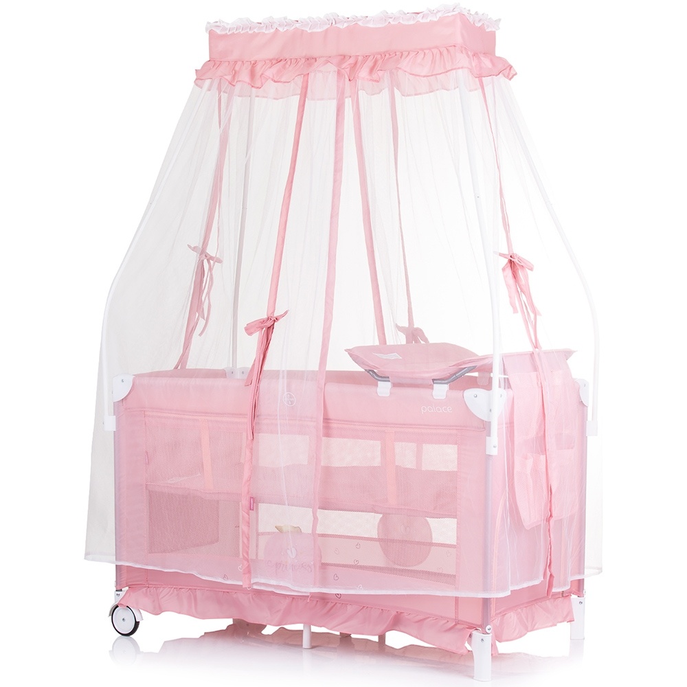 Patut pliabil Chipolino Palace Princess pink - 1 | YEO