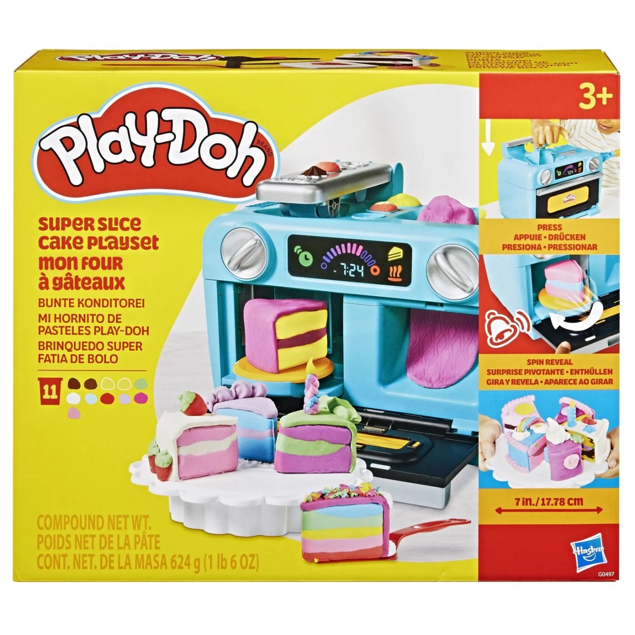 Play Doh Set De Joaca Felii De Tort