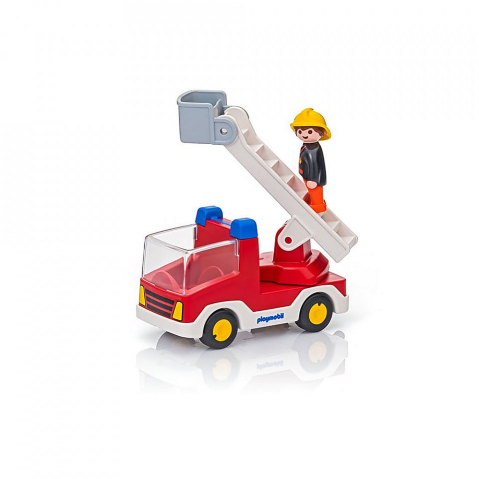 Playmobil - 1.2.3 Camion Cu Pompier - 2 | YEO