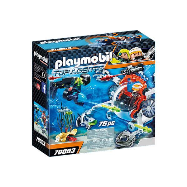 Playmobil - Echipa De Spioni Cu Submarin - 1 | YEO