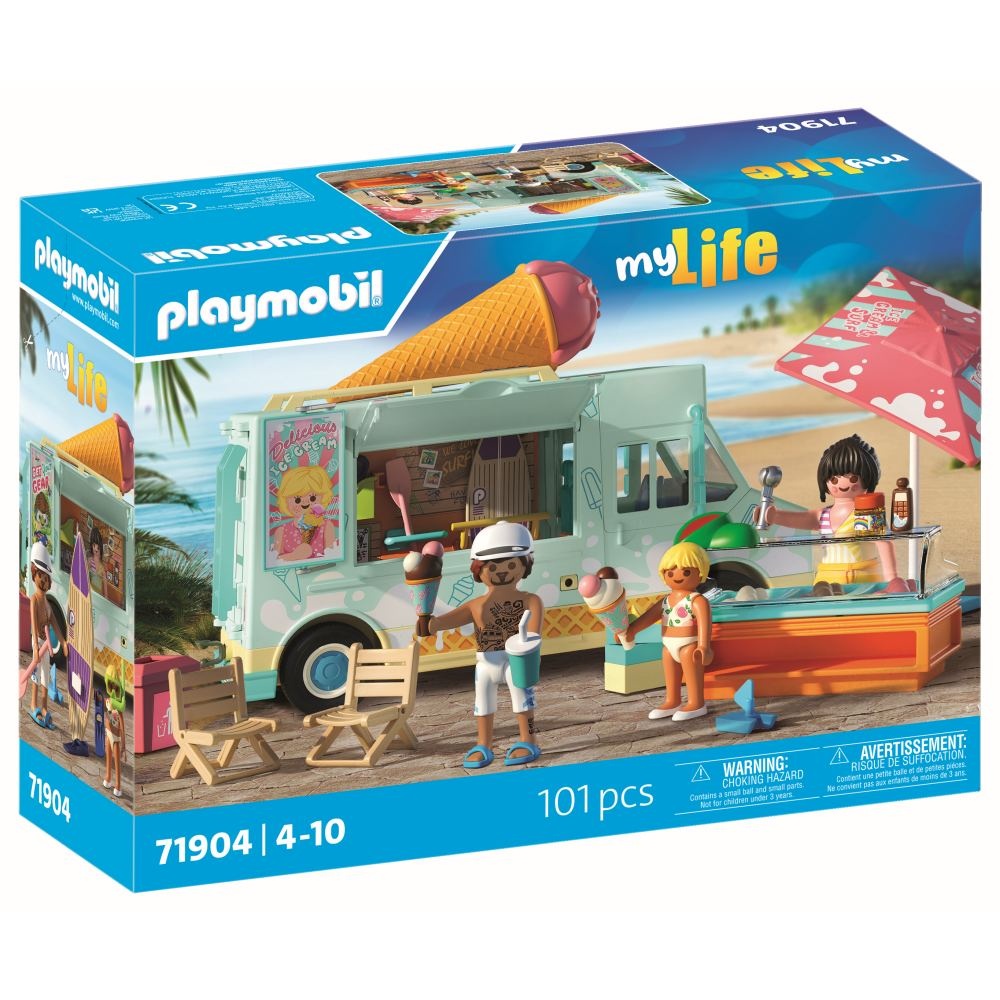 Playmobil - Jucarie de rol Stand de inghetata si magazin cu articole de surf - 1 | YEO