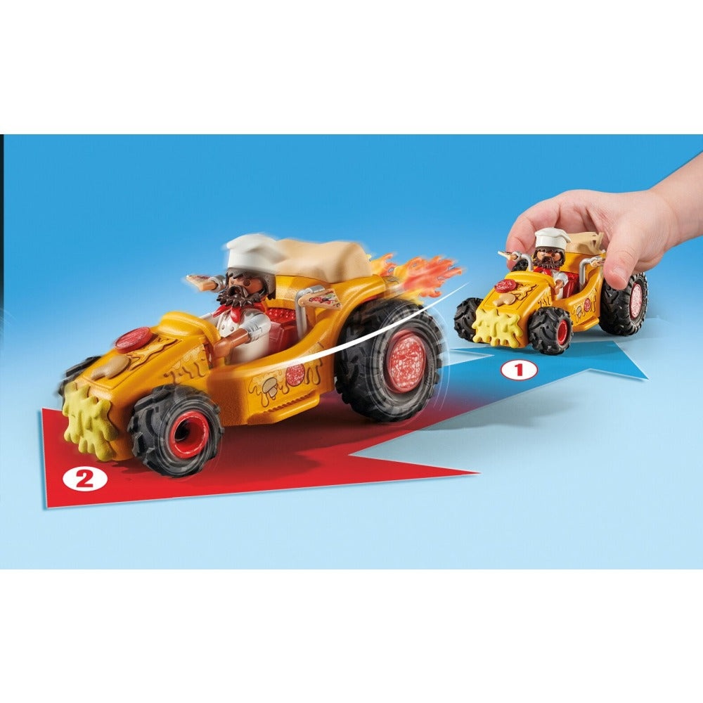 Playmobil - Kart pullback pizza - 1 | YEO