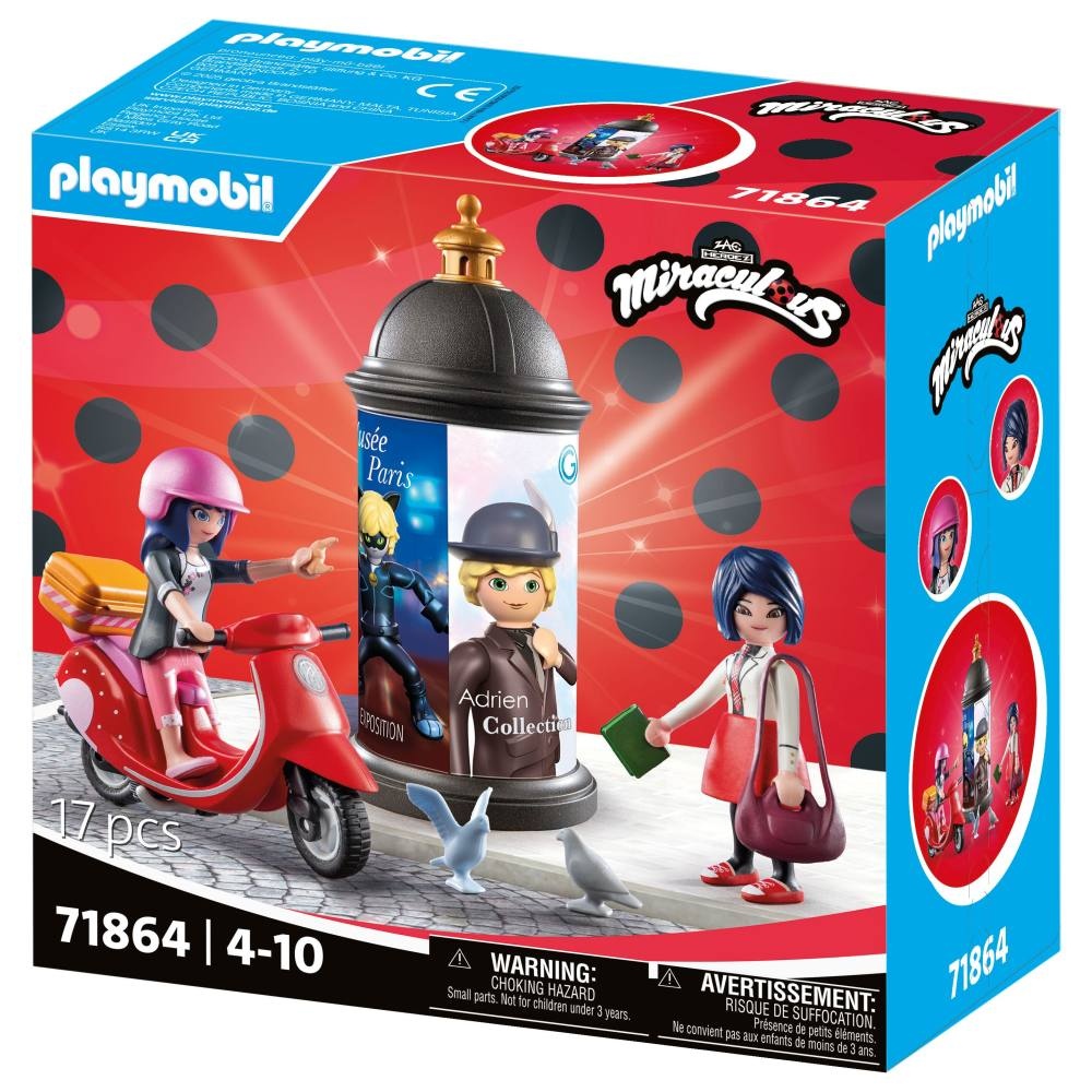 Playmobil - Miraculous Plimbare cu scuterul prin Paris - 2 | YEO