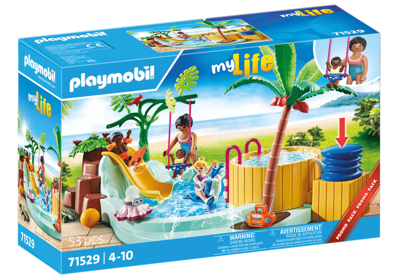 Playmobil-PISCINA DE COPII CU HIDROMASAJ