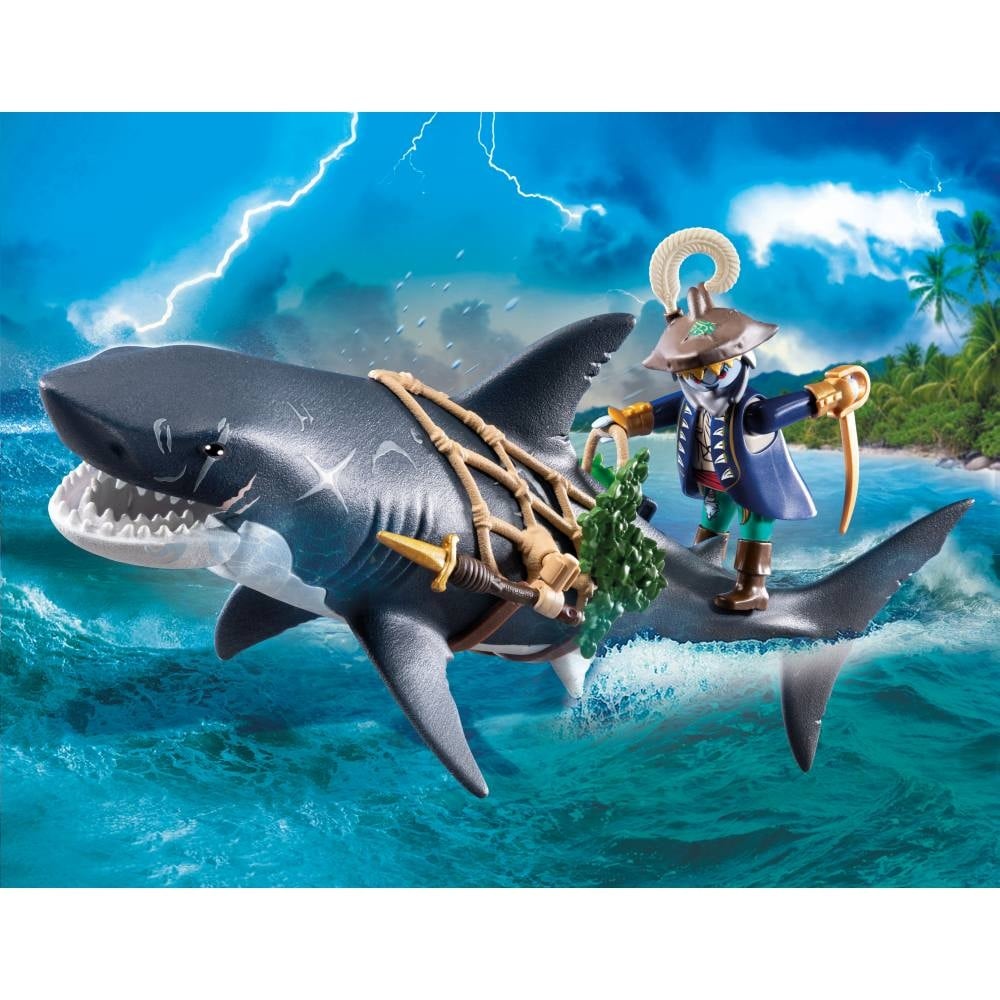 Playmobil - Rechin urias cu pirat Playmobil - 3 | YEO