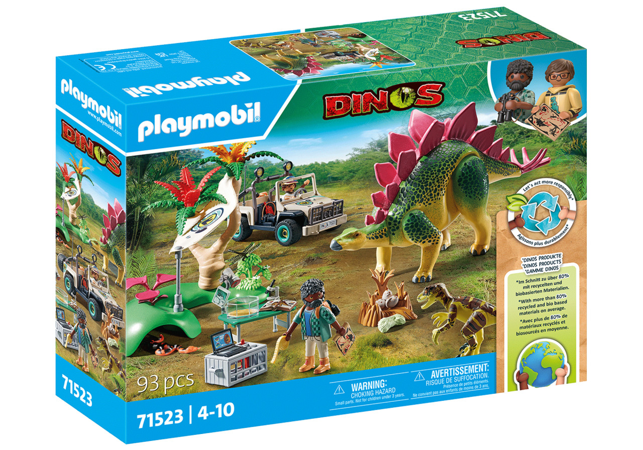 Playmobil-TABARA DE CERCETARE CU DINOZAURI