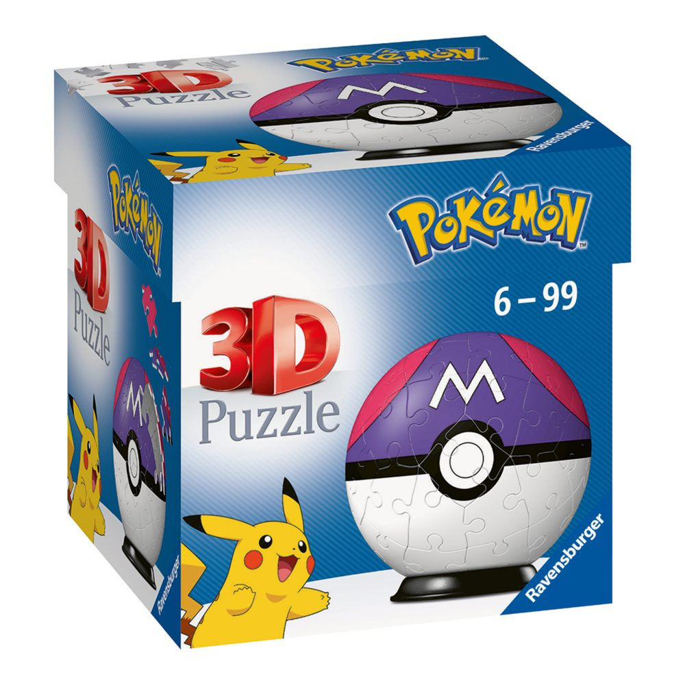 Puzzle 3D bila Pokemon m1 54 piese