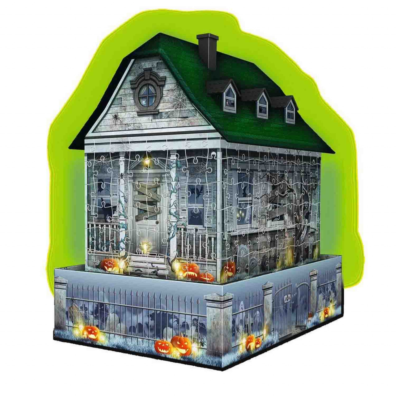 Puzzle 3D Led Casa Bantuita, 216 Piese - 2 | YEO