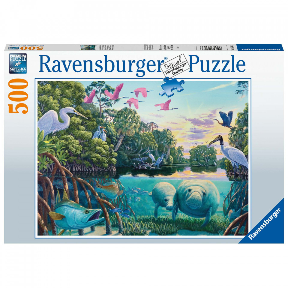 Puzzle Lamantini, 500 Piese - 2 | YEO