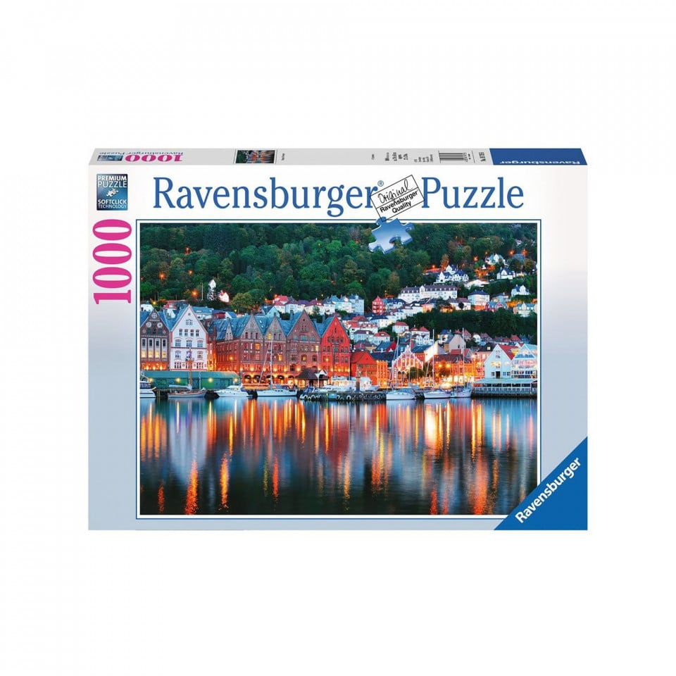 Puzzle Orasul Bergen, 1000 Piese - 3 | YEO