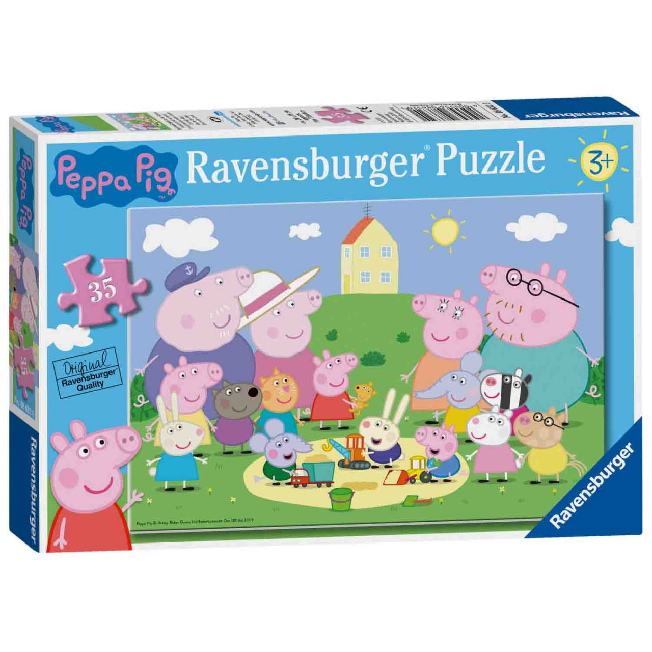 Puzzle Peppa Pig Joaca In Nisip, 35 Piese