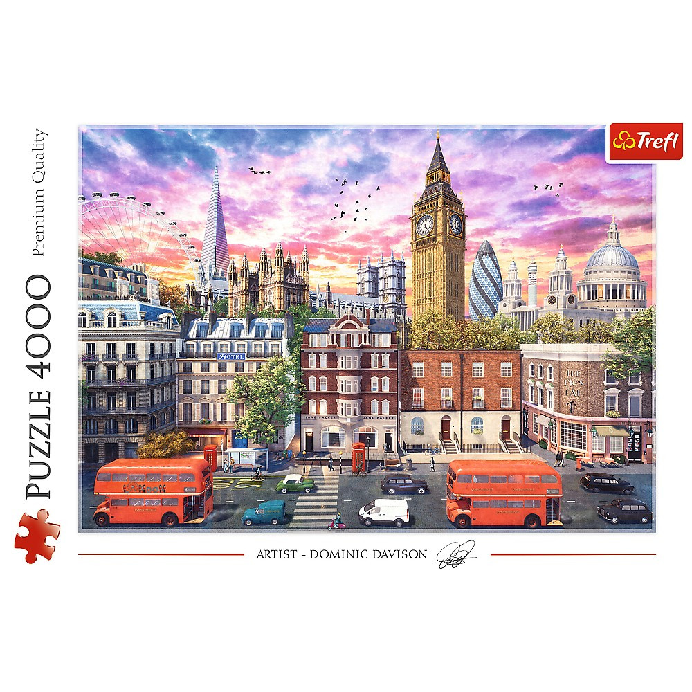 Puzzle Trefl 4000 Calatorie In Londra - 2 | YEO