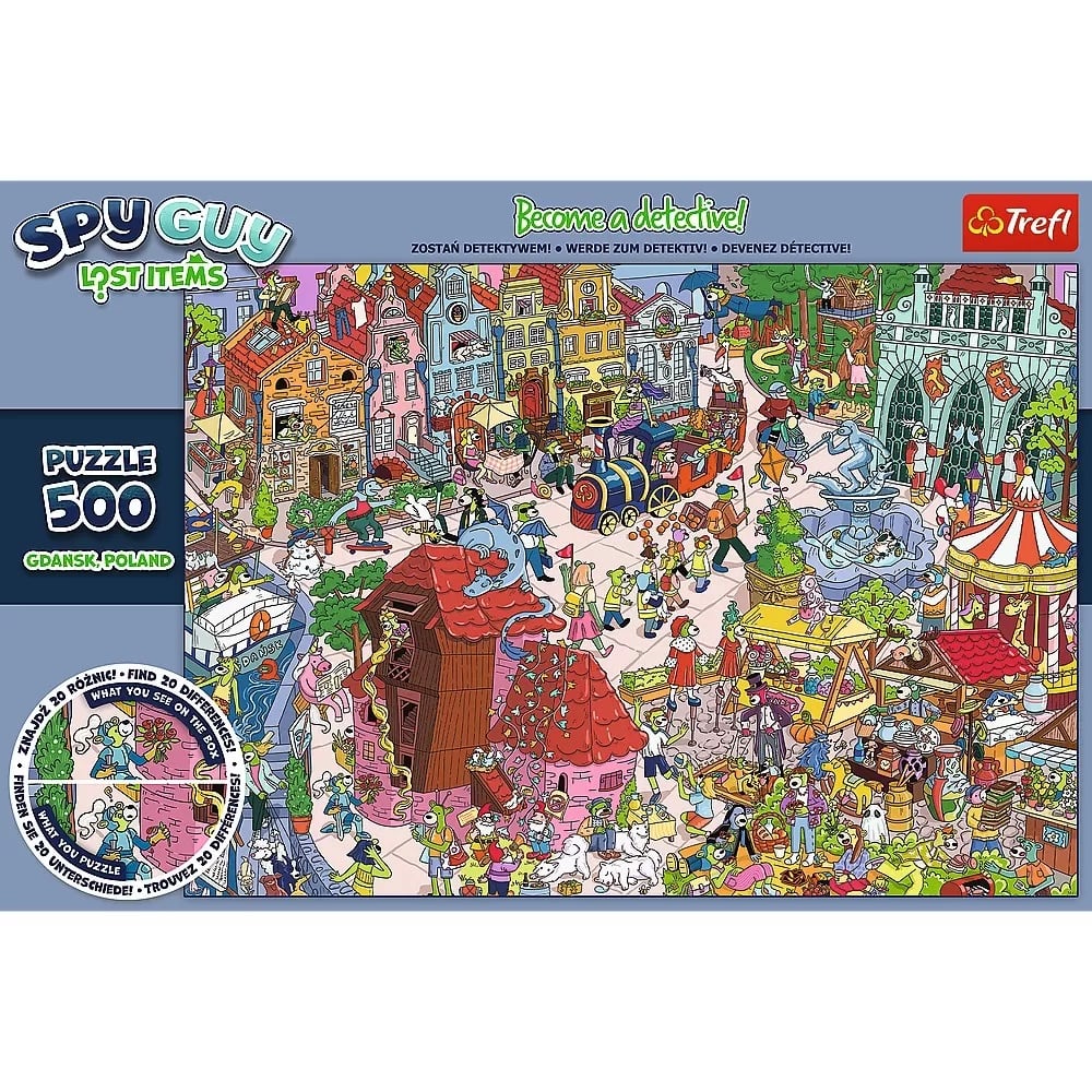 Puzzle Trefl 500 Spy Guy Obiecte Pierdute In Gdansk Polonia - 2 | YEO