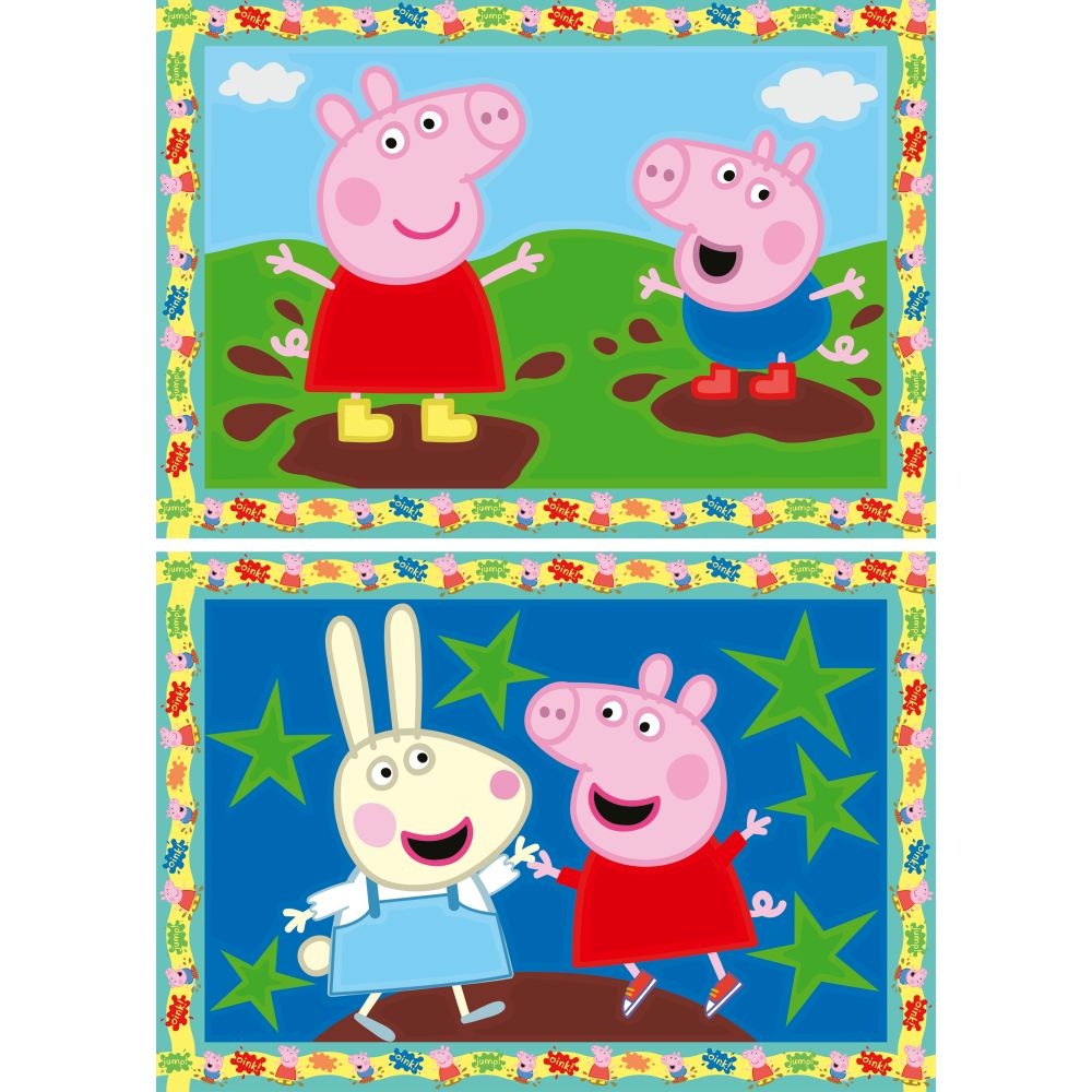 Ravensburger - CreArt pictura pe numere pentru copii 2 sabloane Peppa Pig - 2 | YEO