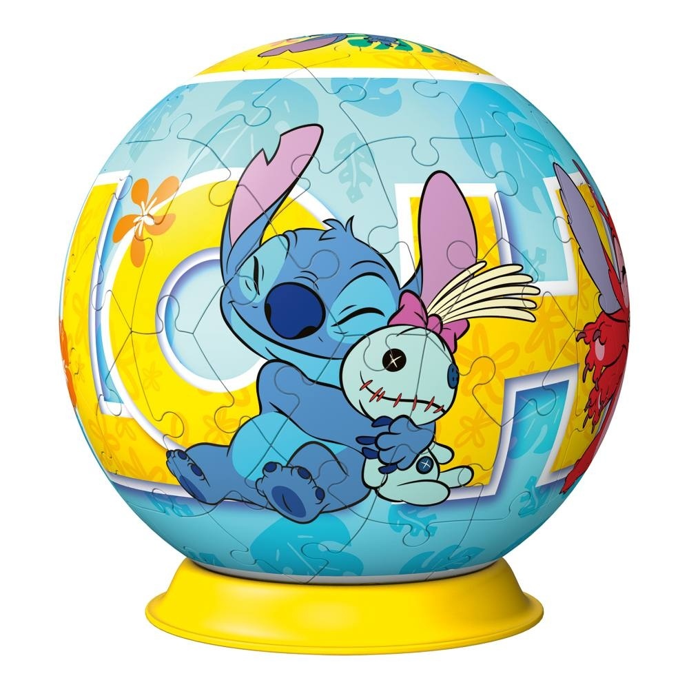 Ravensburger - Puzzle 3D bila Disney Stitch 72 piese - 2 | YEO