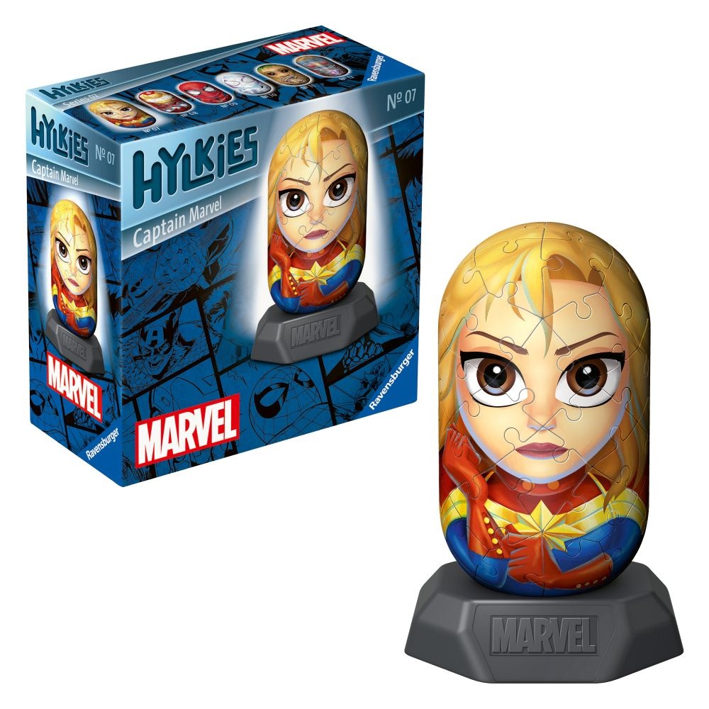 Ravensburger - Puzzle 3D Hylkies Marvel captain Marvel 54 piese