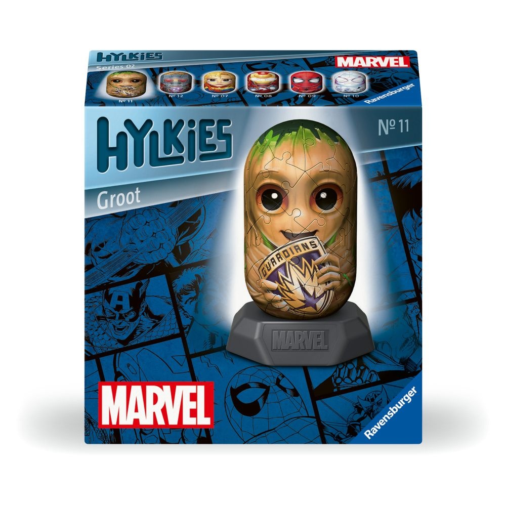 Ravensburger - Puzzle 3D Hylkies Marvel Groot 54 piese - 2 | YEO