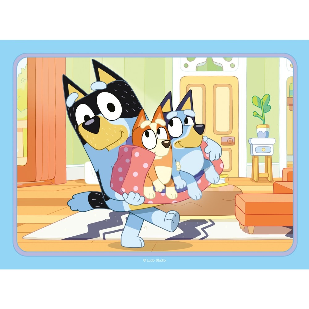 Ravensburger - Puzzle Bluey 4 buc in cutie 12 16 20 24 piese - 1 | YEO