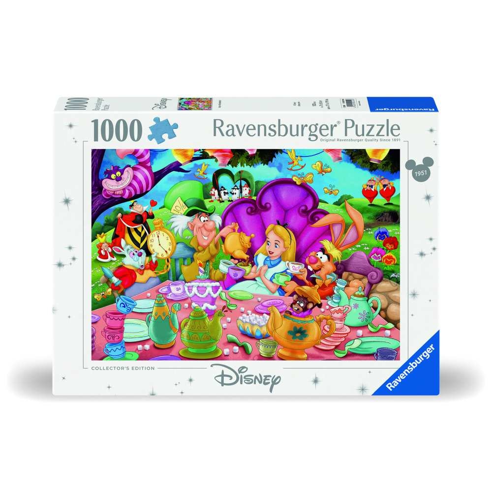 Ravensburger - Puzzle Disney Alice in tara minunilor 1000 piese design nou - 1 | YEO