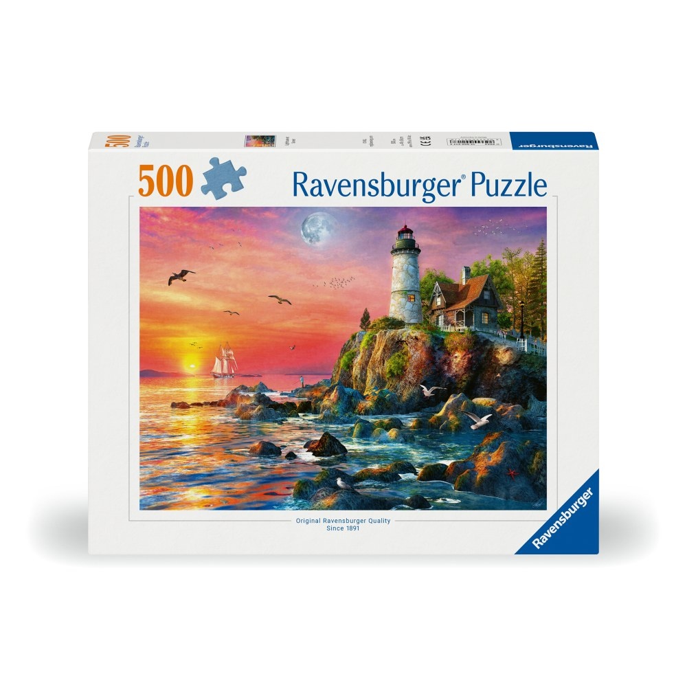 Ravensburger - Puzzle far la apus 500 piese design nou