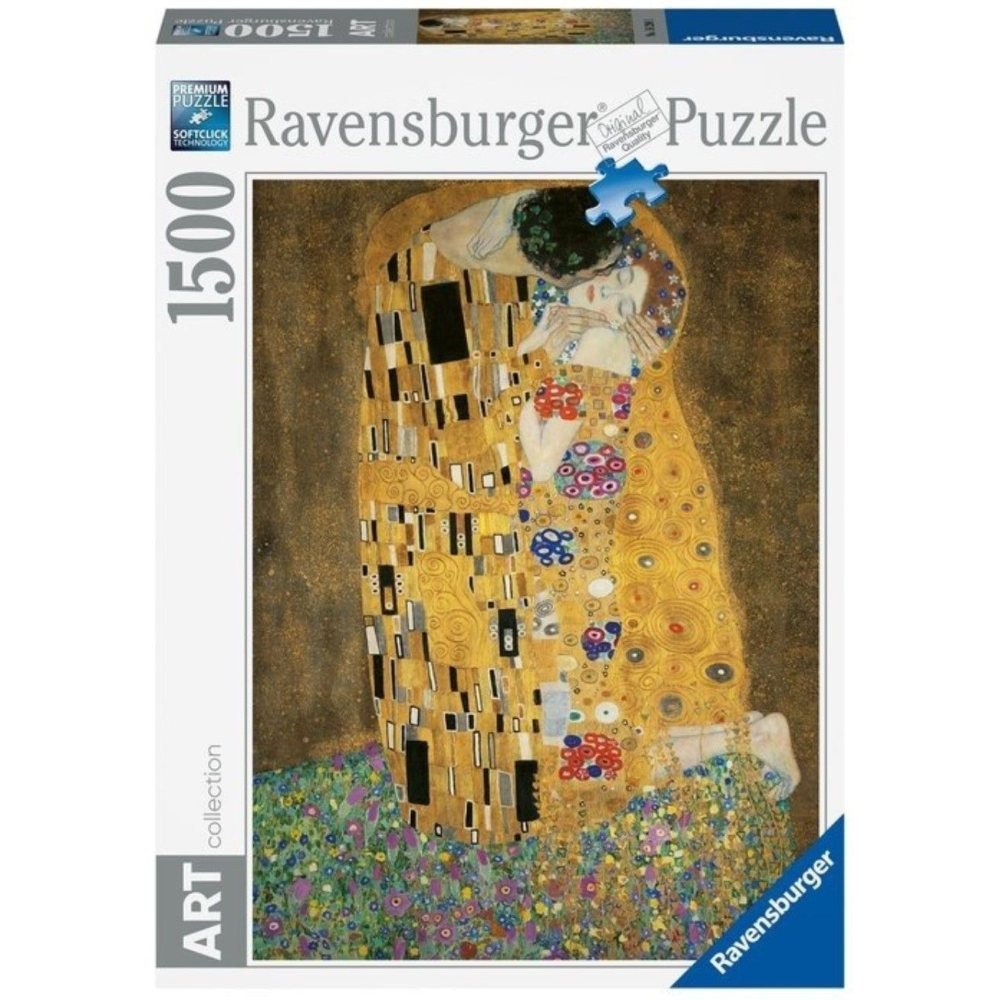 Ravensburger - Puzzle Klimt Sarutul 1500 piese design nou