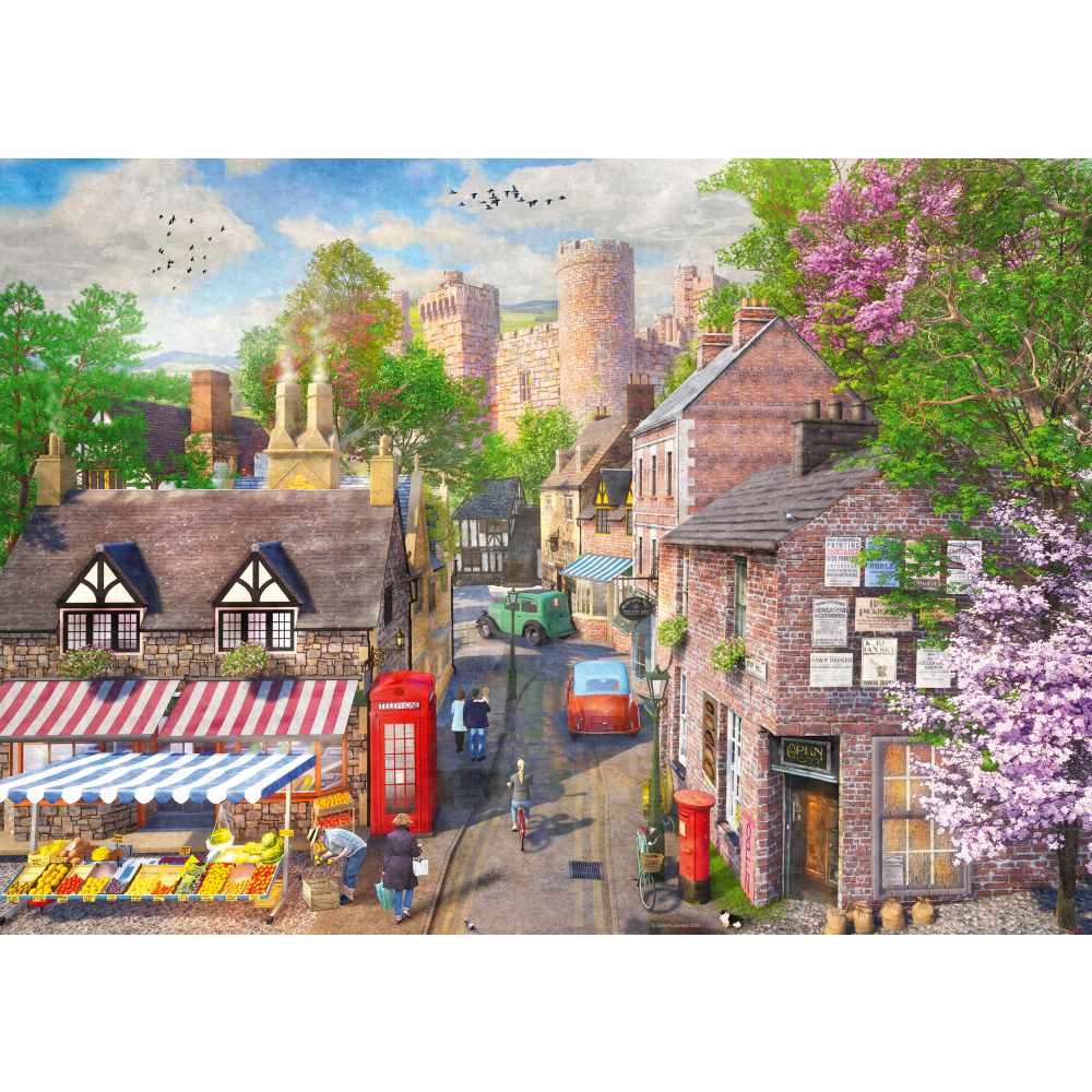 Ravensburger - Puzzle pe alee numarul 5 Castle Lane 1000 piese - 2 | YEO