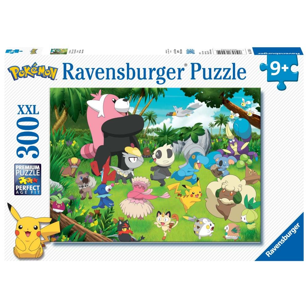 Ravensburger - Puzzle Pokemoni salbatici 300 piese XXL - 1 | YEO