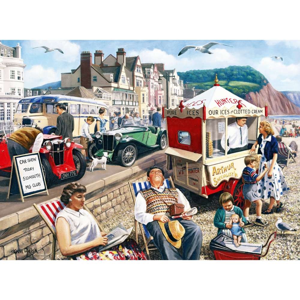 Ravensburger - Puzzle vacante placute si vesele 4x500 piese - 3 | YEO