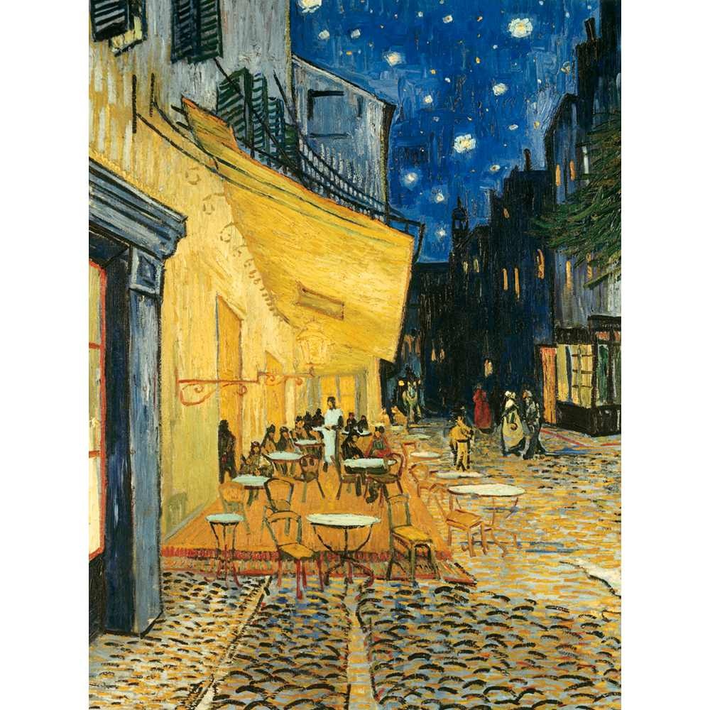 Ravensburger - Puzzle Vincent Van Gogh terasa in noapte 1000 piese design nou - 1 | YEO