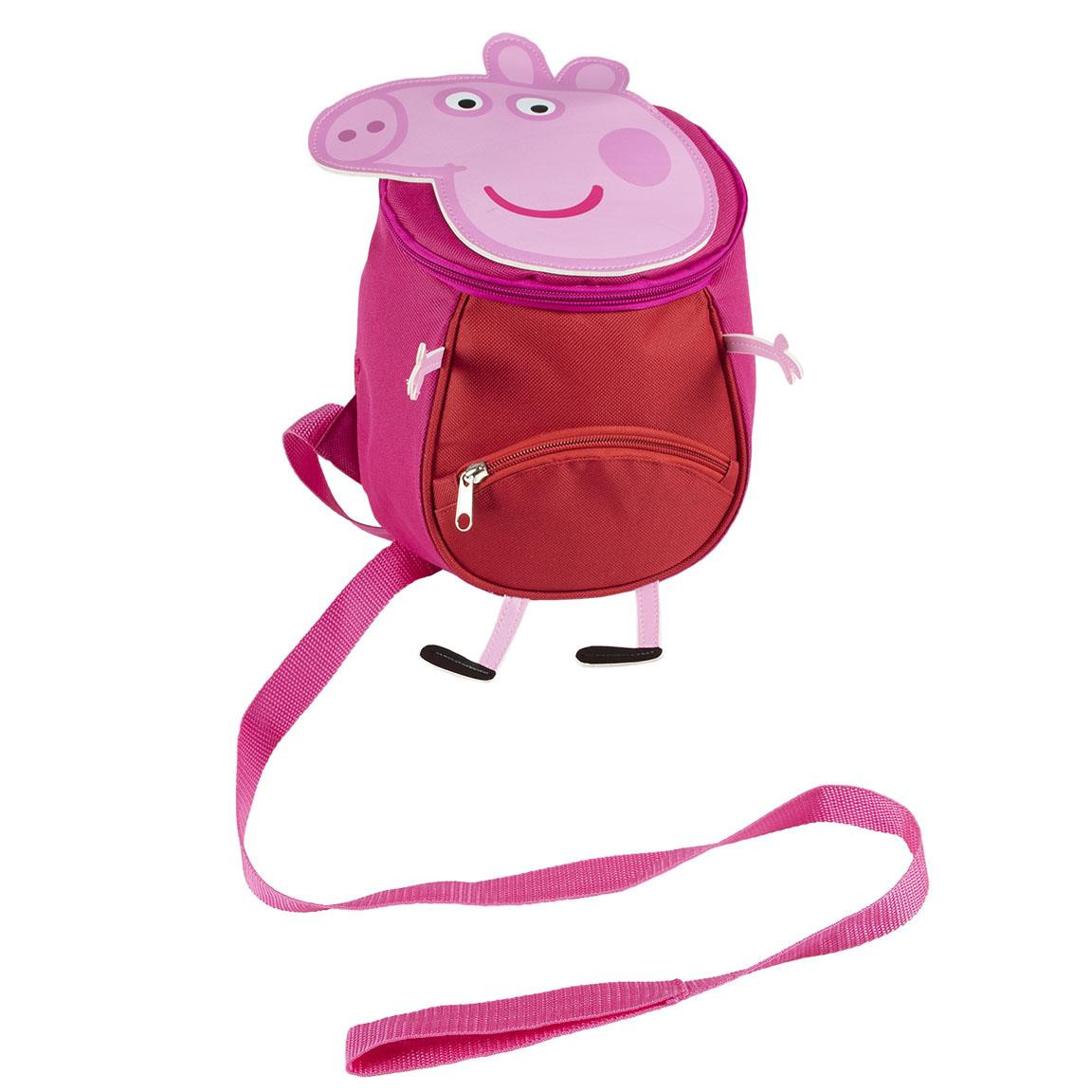 Rucsac Peppa Pig cu ham, 20x27x9 cm