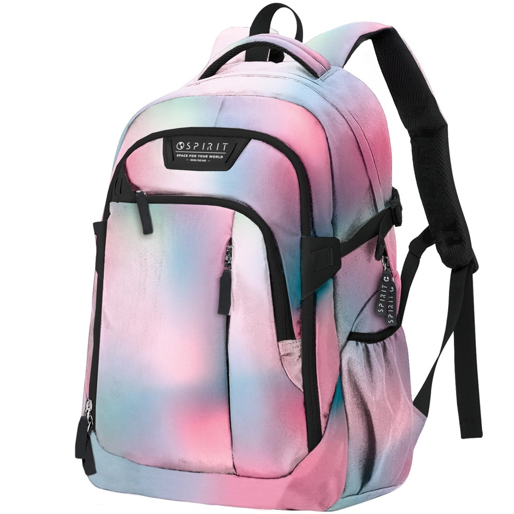 Rucsac Spirit CITY HAZY Pink / Blue, 47x34x20 cm