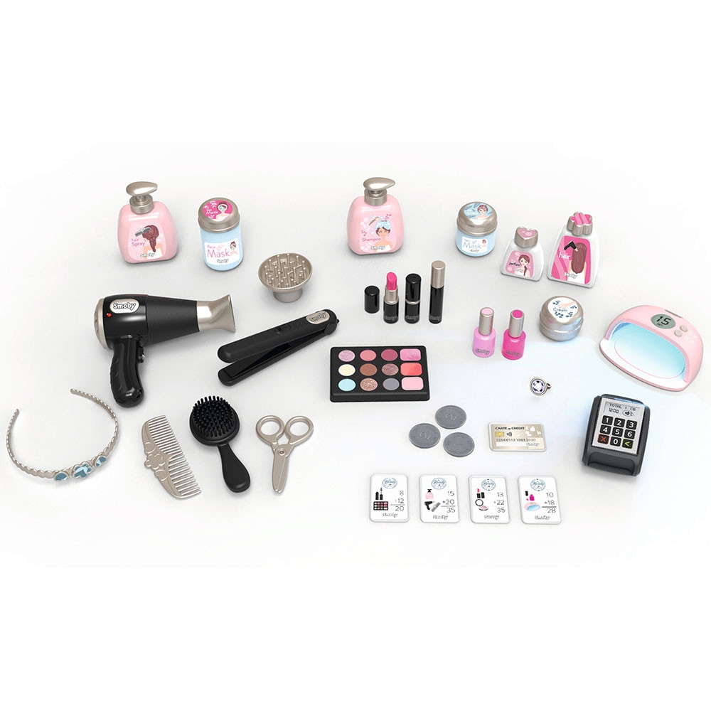 Valiză cosmetică My Beauty Vanity 3în1 Smoby cu 13 accesorii