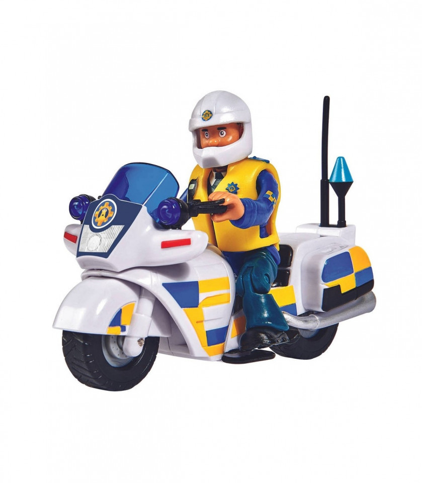 Sam Police Motocicleta Figurina - 1 | YEO