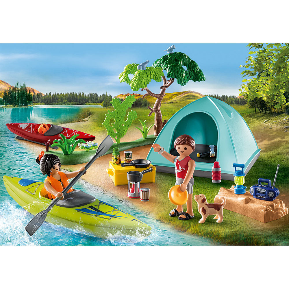 Set de joaca Playmobil Camping Langa Rau - 2 | YEO