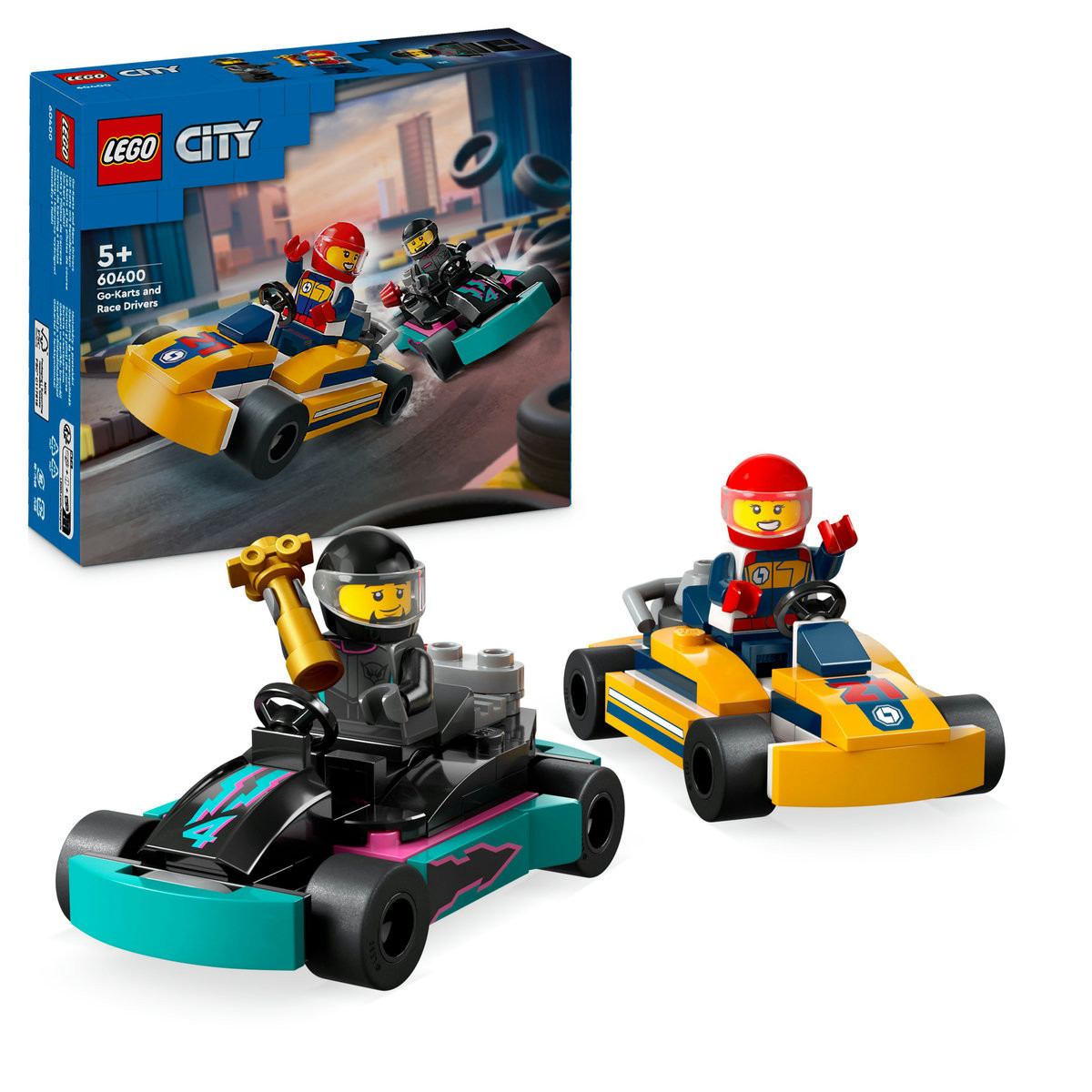 Set LEGO City - Carturi si piloti de curse (60400)