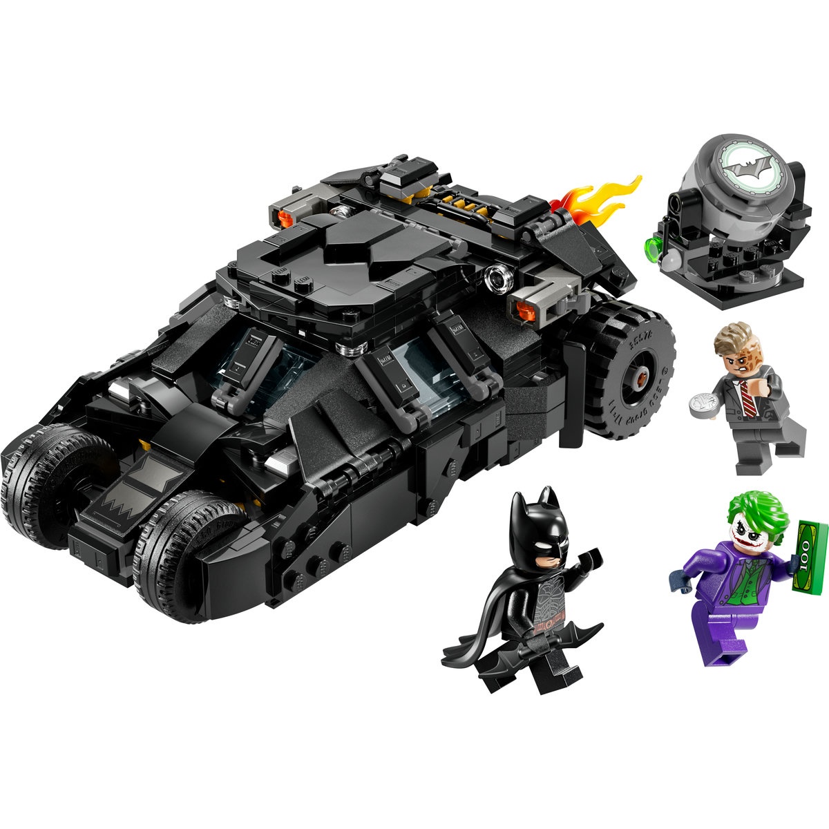 Set LEGO DC Super Heroes - Batman™ Tumbler vs. Two-Face™ si Joker™ (76303) - 1 | YEO