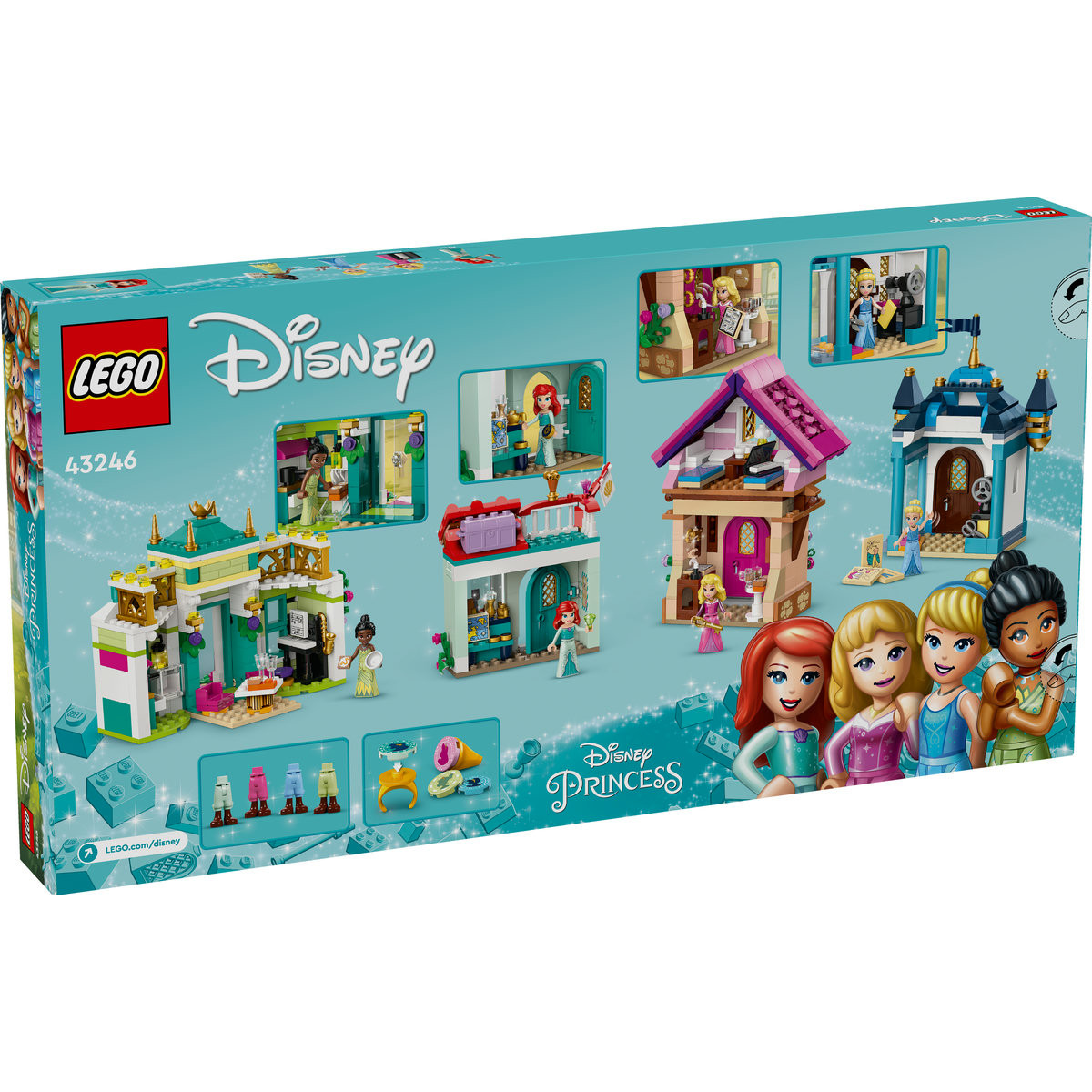 Set LEGO Disney - Aventura printeselor Disney la piata (43246) - 2 | YEO