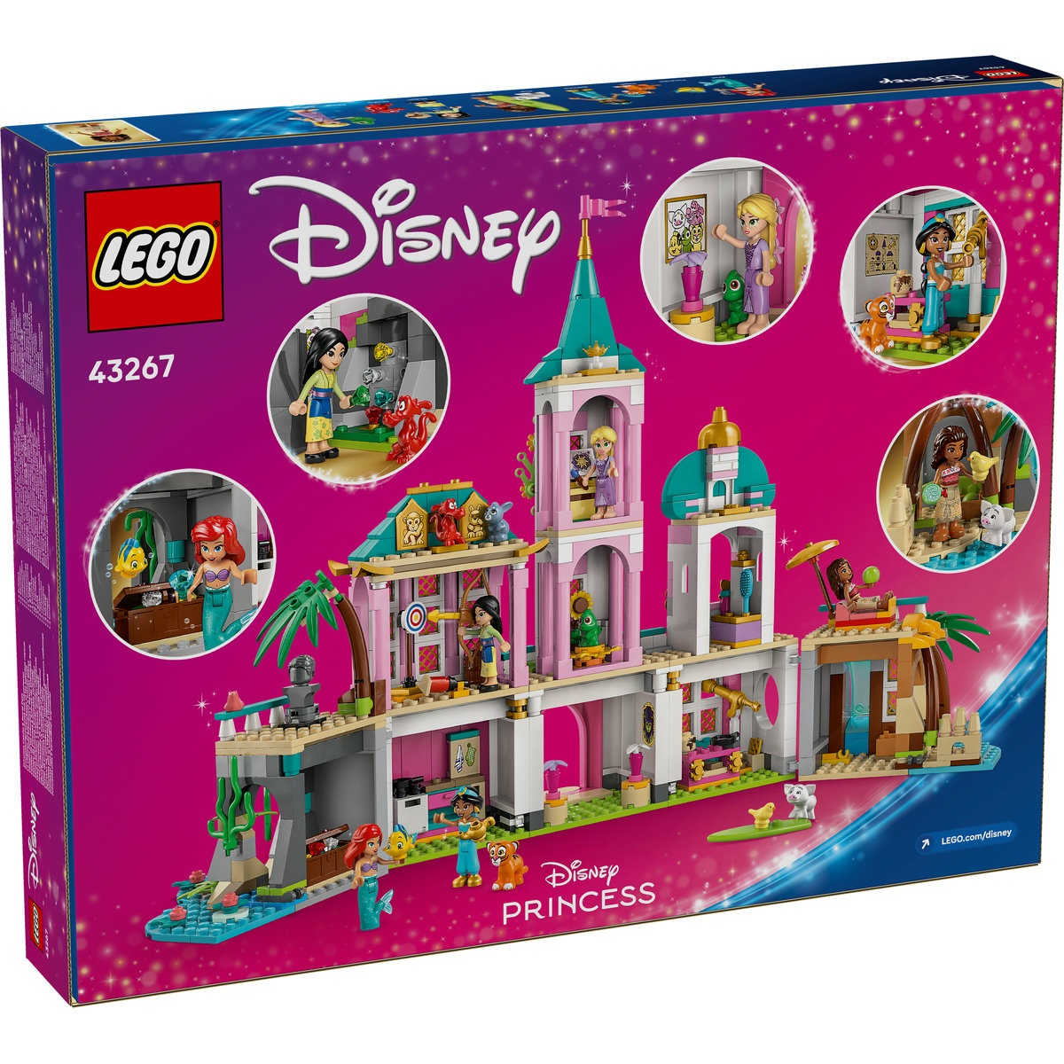 Set LEGO Disney - Castel de prinţesă şi animăluţe regale (43267) - 2 | YEO