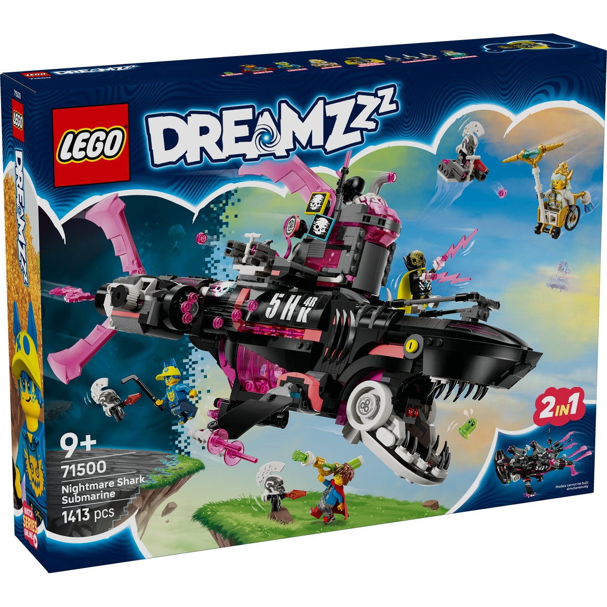 Set LEGO DREAMZzz - Submarin-rechin de coșmar (71500) - 1 | YEO