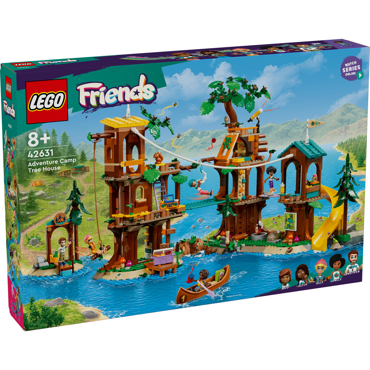 Set LEGO Friends - Casa din copac din tabara de aventuri (42631) - 1 | YEO