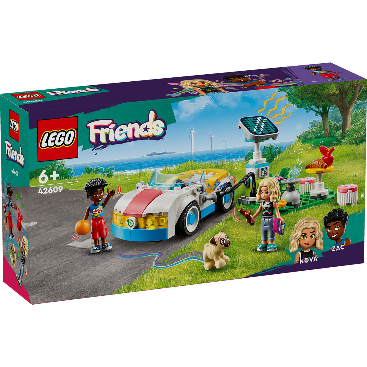 Set LEGO Friends - Masina electrica si statie de incarcat (42609) - 1 | YEO