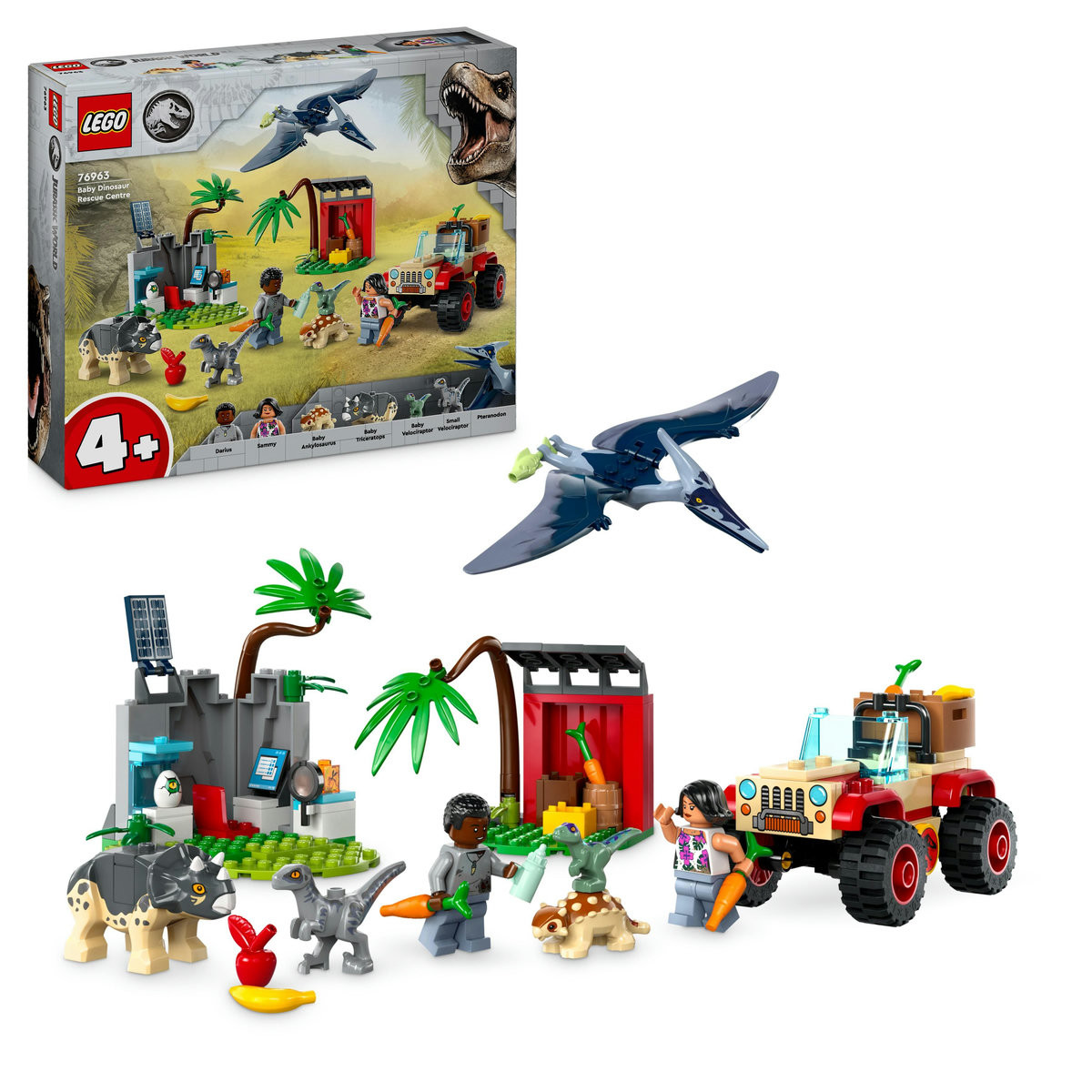 Set LEGO Jurassic World - Centrul de salvare al puilor de dinozaur (76963)