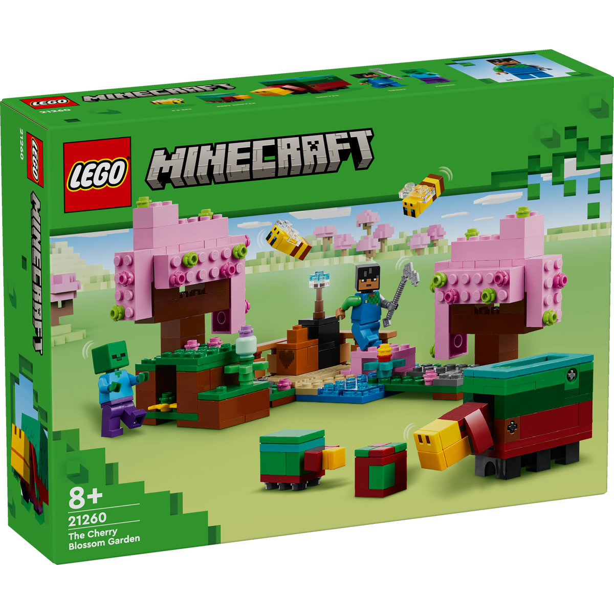 Set LEGO Minecraft - Gradina cu ciresi înfloriti (21260) - 1 | YEO