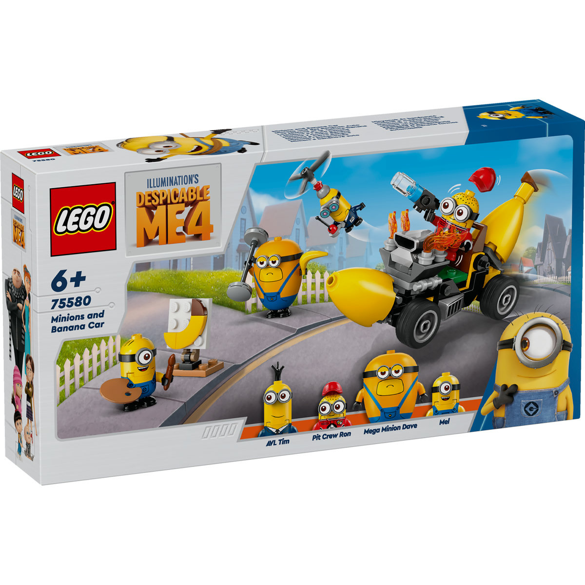 Set LEGO Minions - Minionii si masina-banana (75580) - 1 | YEO