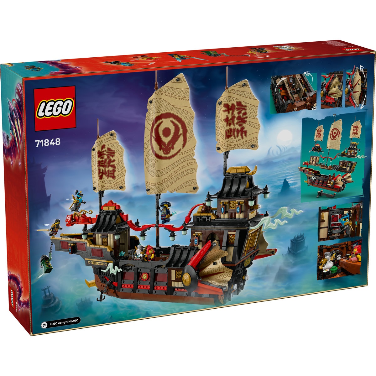Set LEGO Ninjago - Nava Bounty a Templului (71848) - 2 | YEO