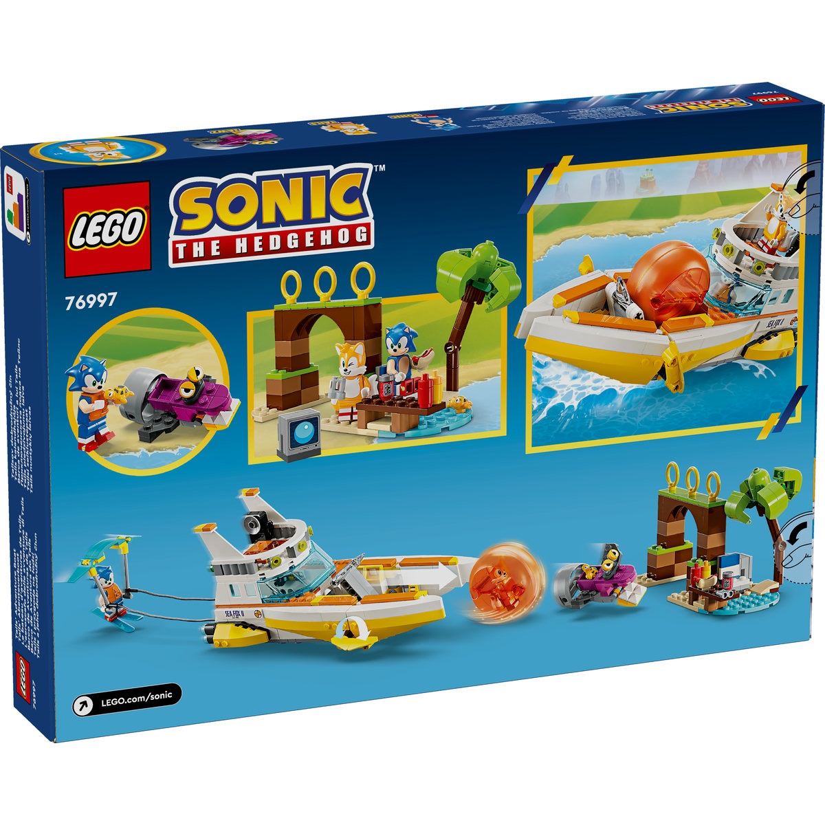 Set LEGO Sonic the Hedgehog - Barca de aventuri a lui Tails (76997) - 2 | YEO